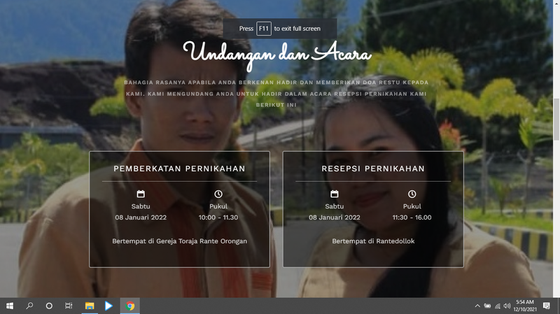 Desain Web Undangan